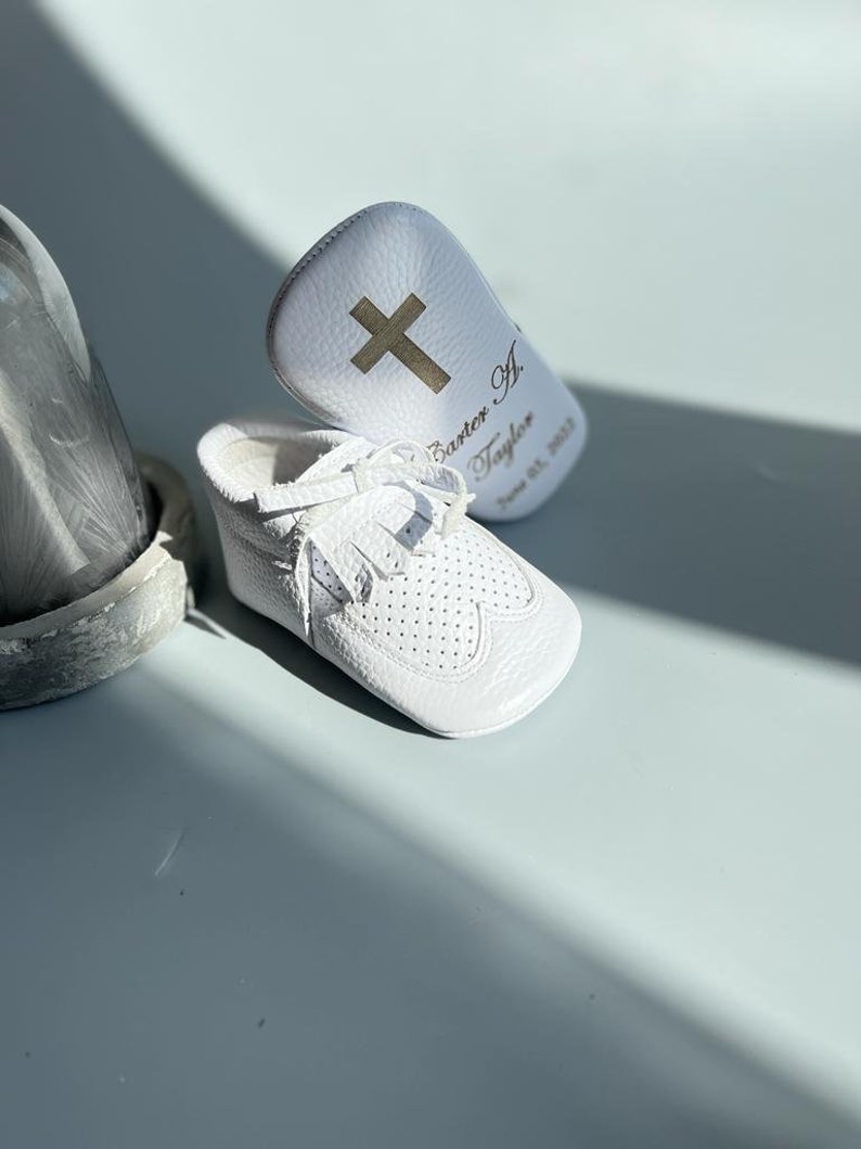 Christening Shoes for Baby Baby Boy Genuine Leather Etsy