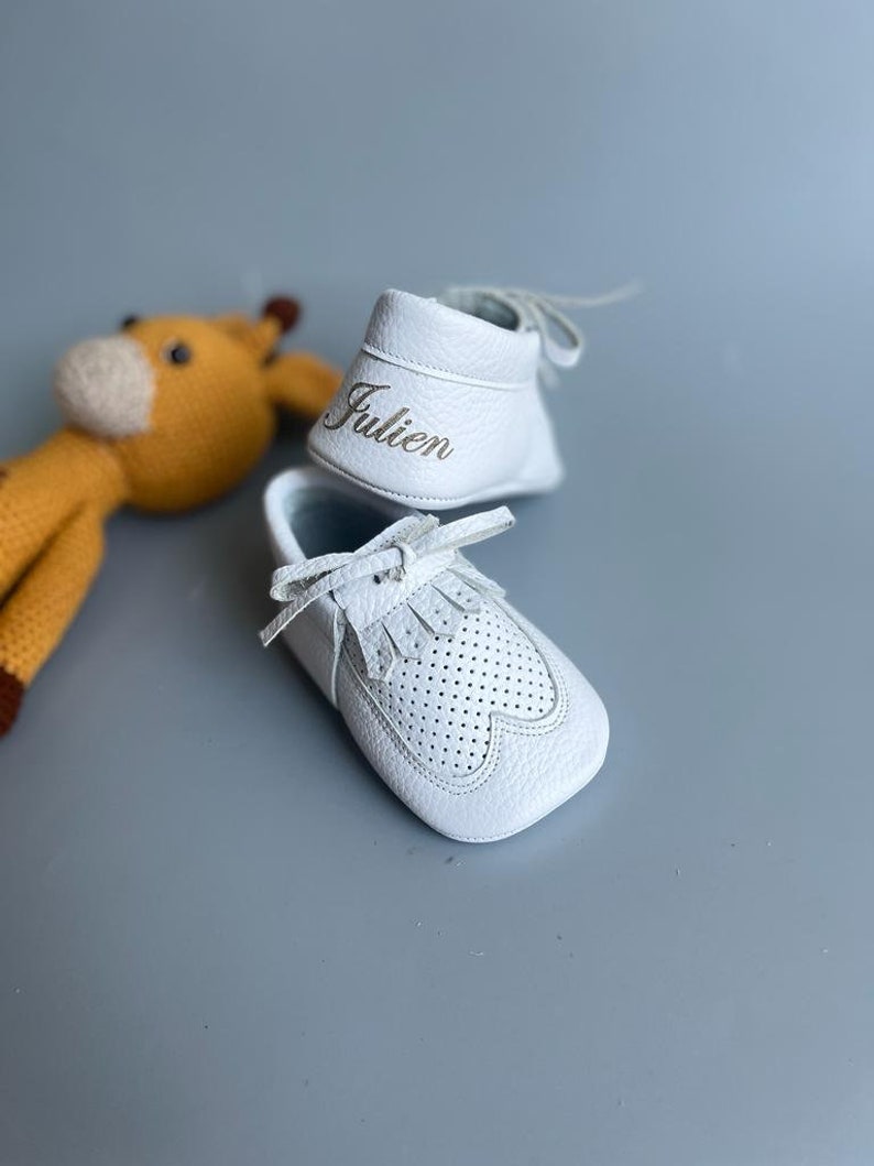 Christening Shoes for Baby Baby Boy Genuine Leather Etsy