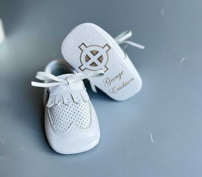 Christening Shoes for Baby Baby Boy Genuine Leather Etsy