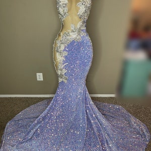The Maddie Sequin Crystal Prom Dress - Etsy