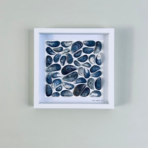 Cornish Mussel Shell Picture • Handmade in Cornwall