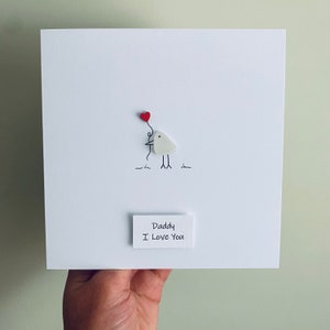 Tarjeta personalizada para el Día del Padre • Hecha a mano en Cornwall