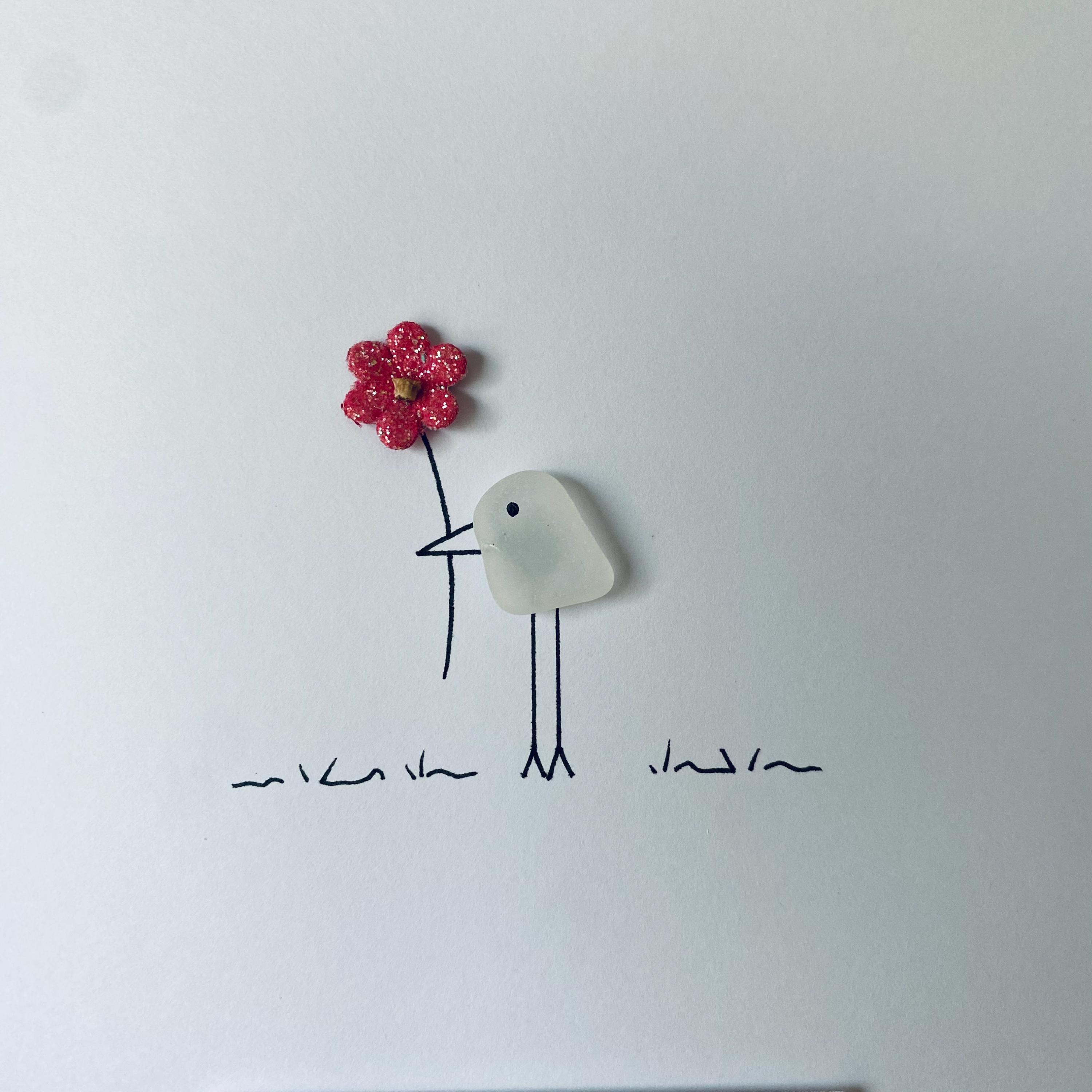 Set per la festa della mamma, stampa di colibrì e biglietto per la festa della mamma, acquerello, idea regalo per la festa della mamma, dipinto e biglietto di auguri, regalo per la