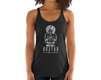 Jacked Buddha Women's Racerback Tank