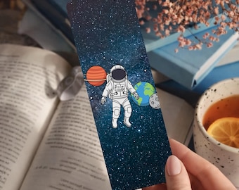 Astronaut Space Bookmark