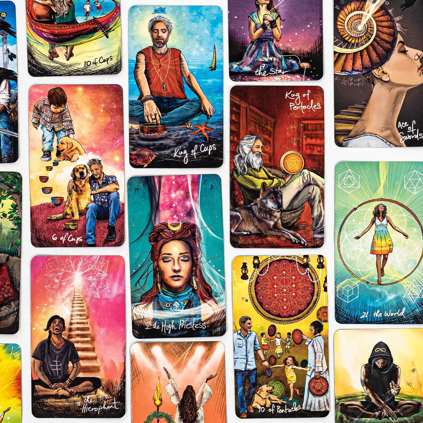 Light Seer's Tarot Deck A 78pcs Tarot Cards and Guidebook Etsy