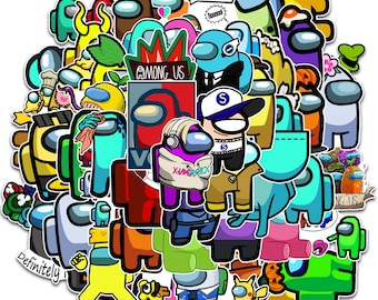 50 PCS of Among US Sticker Pack