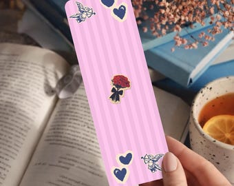 Cupid Heart Bookmark – Romantic Gift for Book Lovers