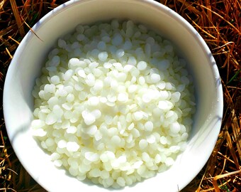 Beeswax Beads| White Pellets| Pure| Refined| Cosmetics Grade| Candle Making| Soap Making| Canada| Free Shipping| 80g (2.8oz)| 160g (5.6oz)
