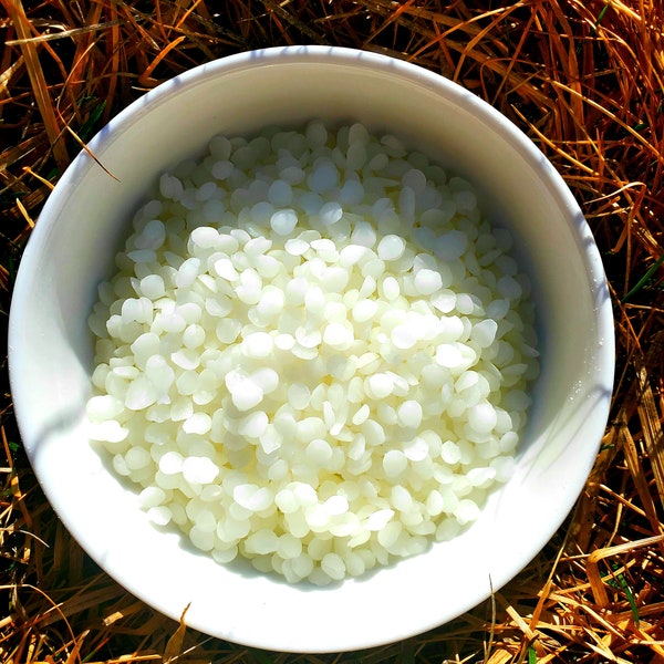 Beeswax Beads| White Pellets| Pure| Refined| Cosmetics Grade| Candle Making| Soap Making| Canada| Free Shipping| 80g (2.8oz)| 160g (5.6oz)