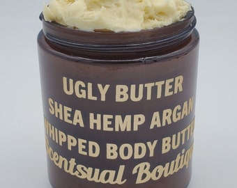 Ugly Butter Beurre corporel fouetté entièrement naturel - Embrassez la beauté naturelle de votre peau