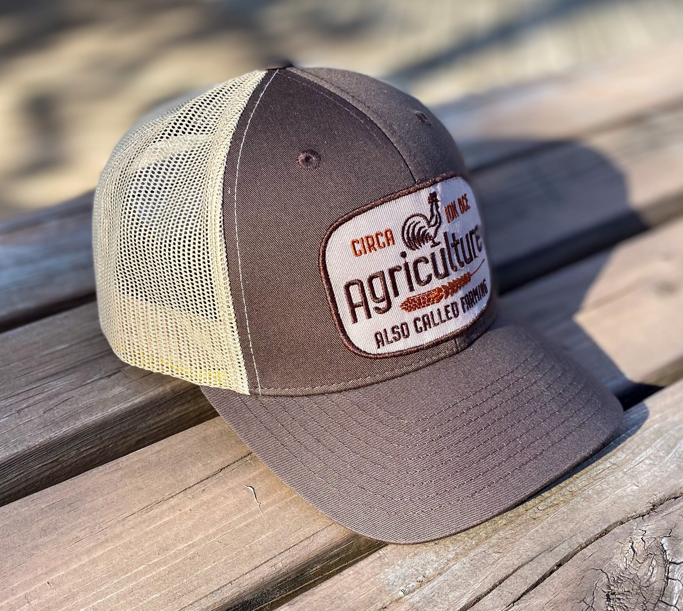 Garst Seeds Hat Vintage Style Mesh Trucker Cap Snapback Agriculture Farm Patch Farm Use Patch Hat — Support Georgia Agriculture main image 4