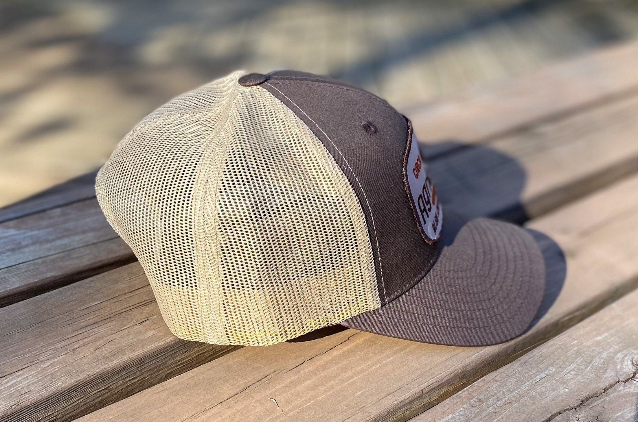 Garst Seeds Hat Vintage Style Mesh Trucker Cap Snapback Agriculture Farm Patch Farm Use Patch Hat — Support Georgia Agriculture main image 3
