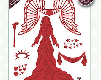 Creative Expressions Festive Craft Dies van Sue Wilson - Christmas Angel 2019
