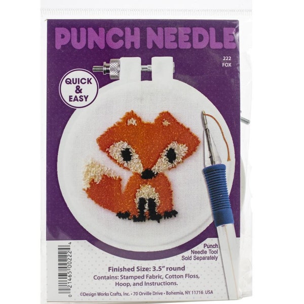 Design Works Punch Needle Kits | 3.5" Round
