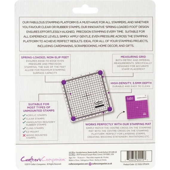 Crafter's Companion Stamping Platform 4in x 4in