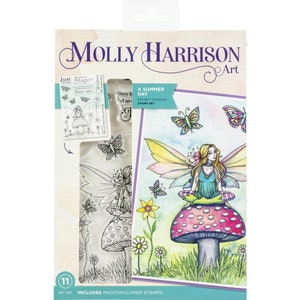 Molly Harrison Fairy Stamps (A-H) | Crafter&#39;s Companion Photopolymer Stamps