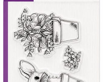 Rabbit's Garden Clear Stamp Set by Crafter's Companion