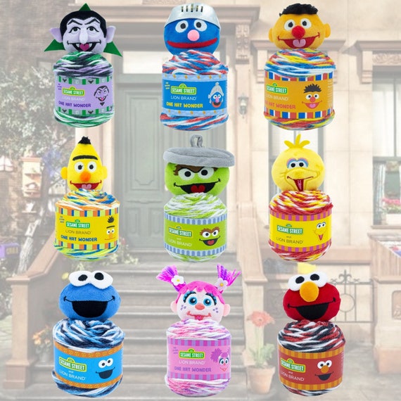 lion brand sesame street yarn