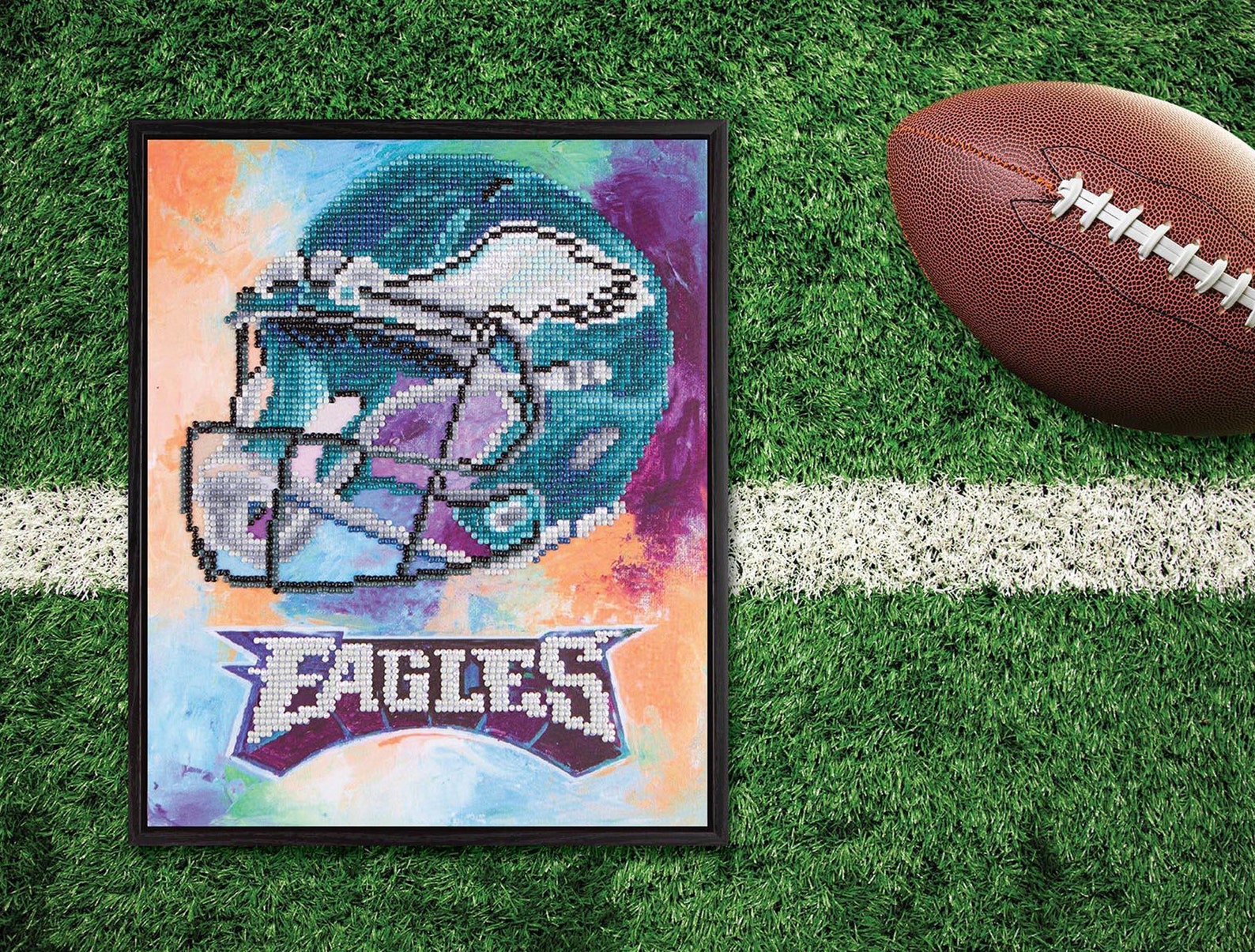 Leisure Arts NFL Team Philadelphia Eagles Diamond Art Kit Etsy