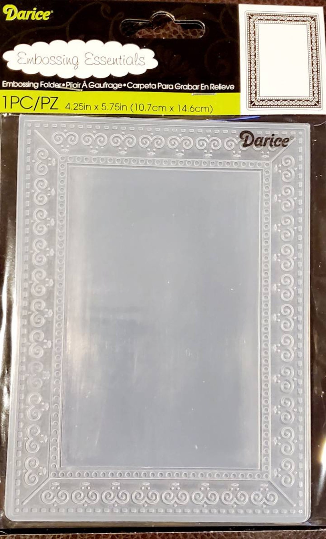 Darice Embossing Folders 4.25X5.75 Various Etsy