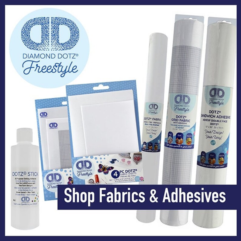 Diamond Dotz Freestyle Diamond Dotting Fabrics & Adhesives Etsy