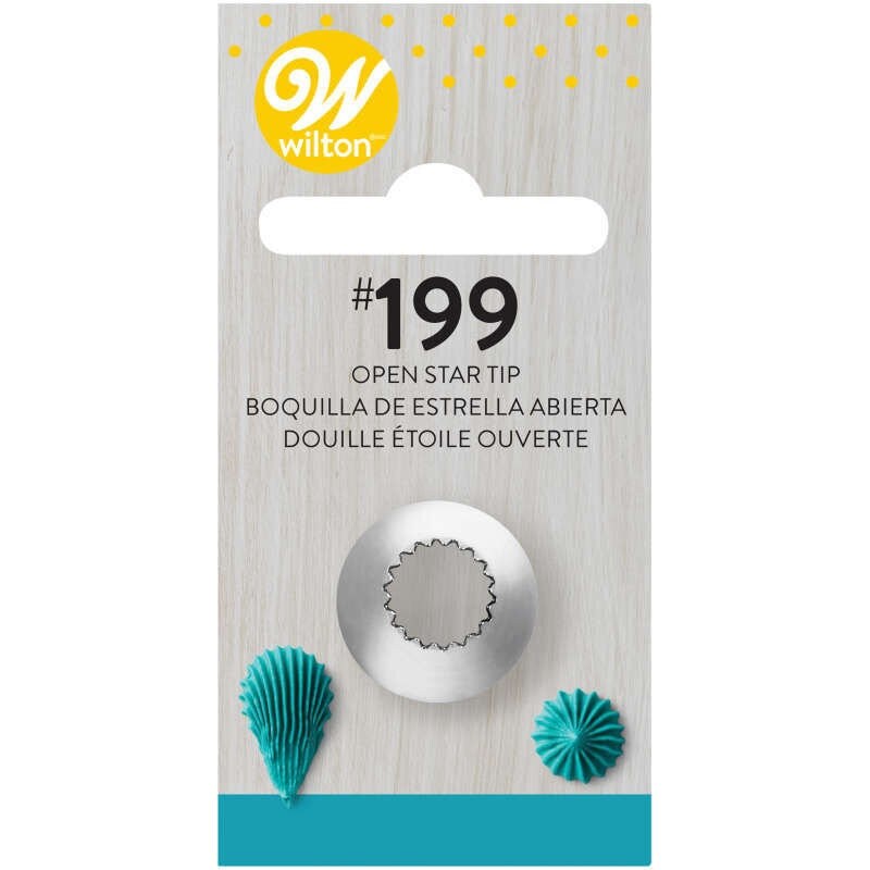Wilton Stainless Steel Open Star Decorating Tip #1M (3-Pack)