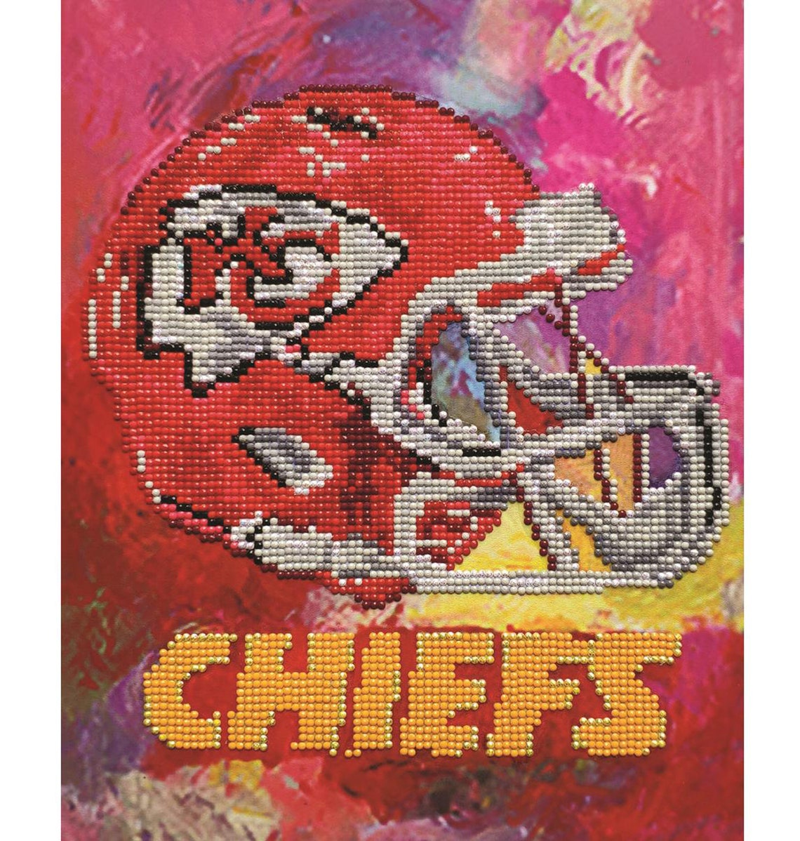Leisure Arts NFL Team Kansas City Chiefs Diamond Art Kit | Etsy