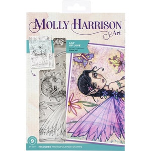 Fairy Stamps Crafter&#39;s Companion Photopolymer Stamps By Molly Harrison (L-S)