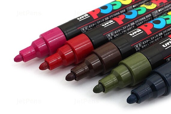 POSCA PC-5M Medium Paint Marker Acrylic Rock Painting Pens 