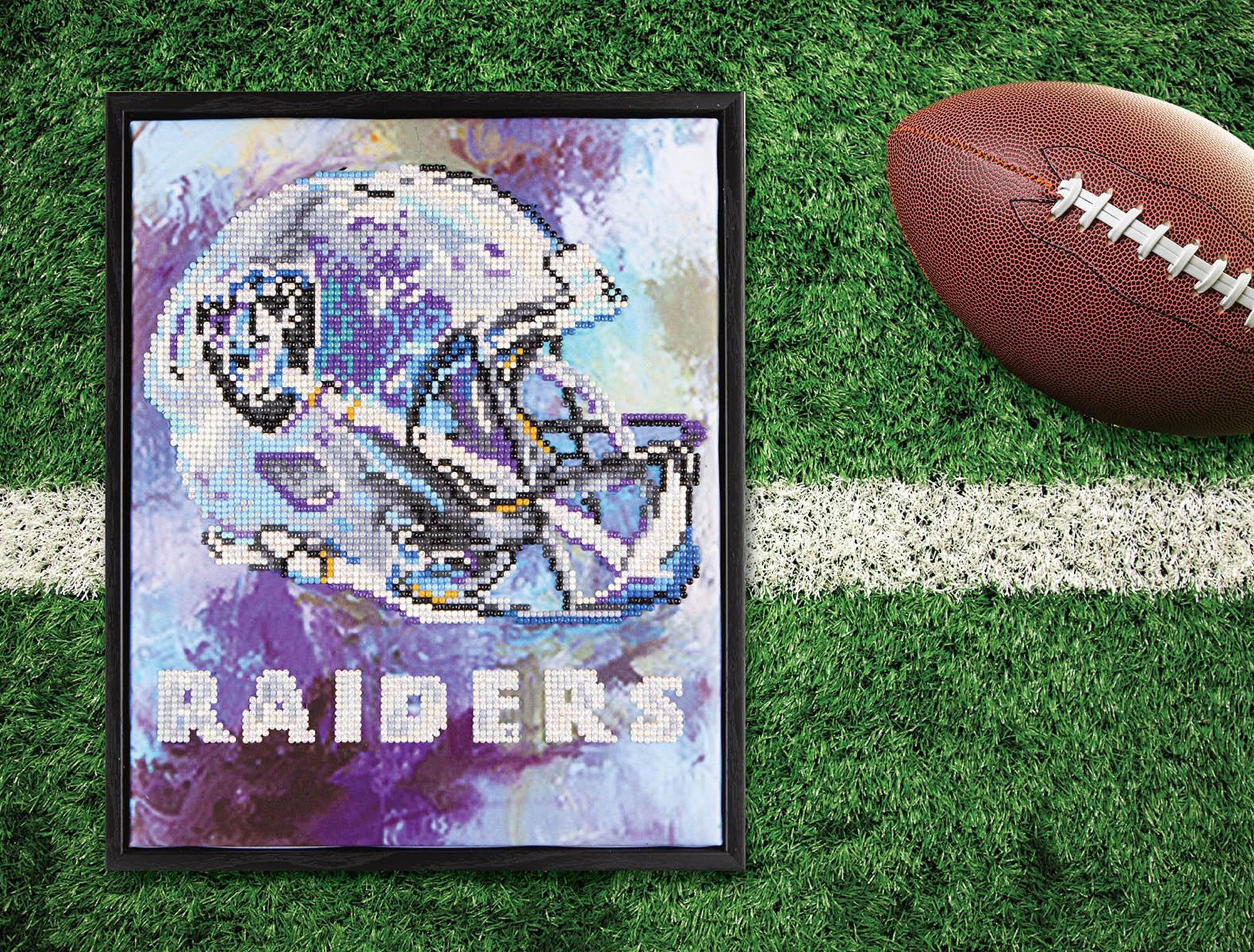 Leisure Arts NFL Team New Oakland Raiders Diamond Art Kit | Etsy