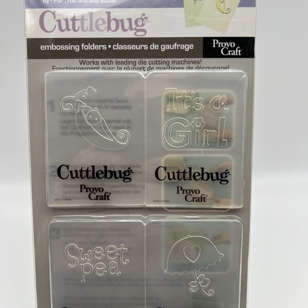 Cuttlebug Embossing Folders Etsy