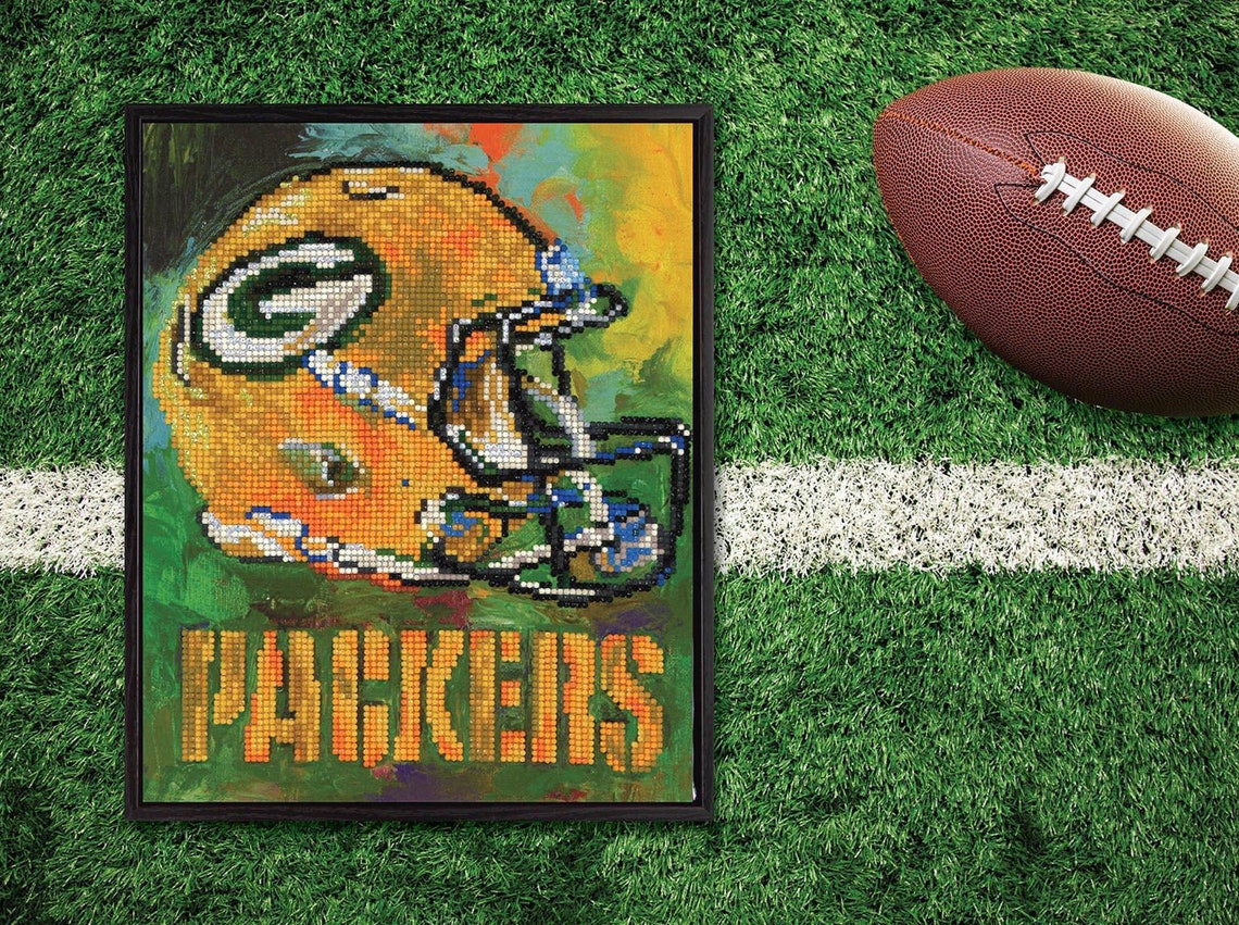 Leisure Arts NFL Team Green Bay Packers Diamond Art Kit Etsy