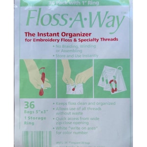 Floss-A-Way Intant Organizer for Embroidery Floss & Threads