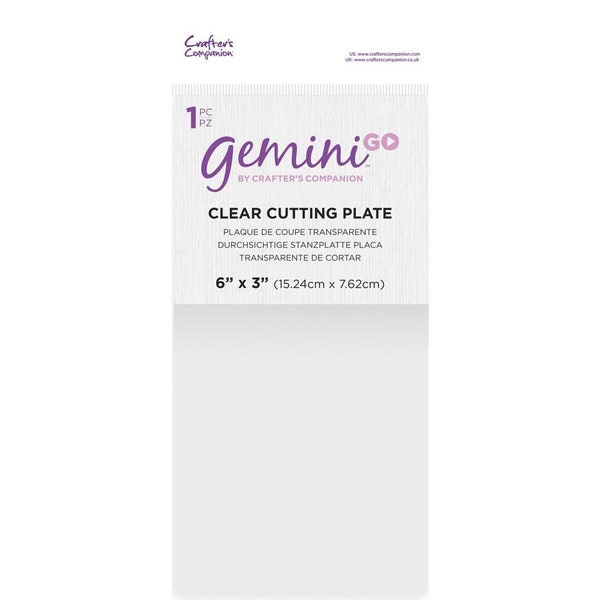 Crafter’s Companion Gemini GO Clear Cutting Plates ~ Tapis de gaufrage ~ Shim magnétique ~ Plaques de coupe en métal ou en plastique Shim