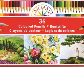 Fantasia Colored Pencil Set 36/Pkg ~ Coloring