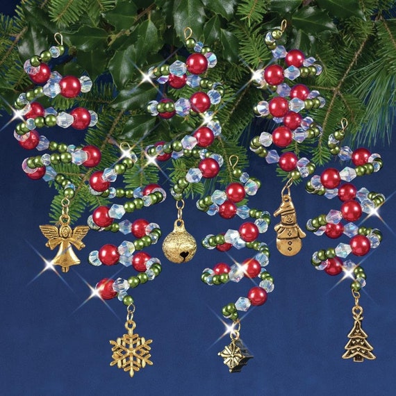 Beaded christmas ball ornament kits sale