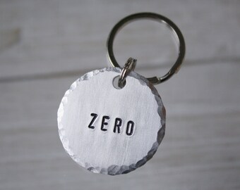Minimalist Simple Pet ID Tag | Hand Stamped | Dog Tag, Cat Tag, Custom Pet Tag, Dog Collar, Pet Supplies