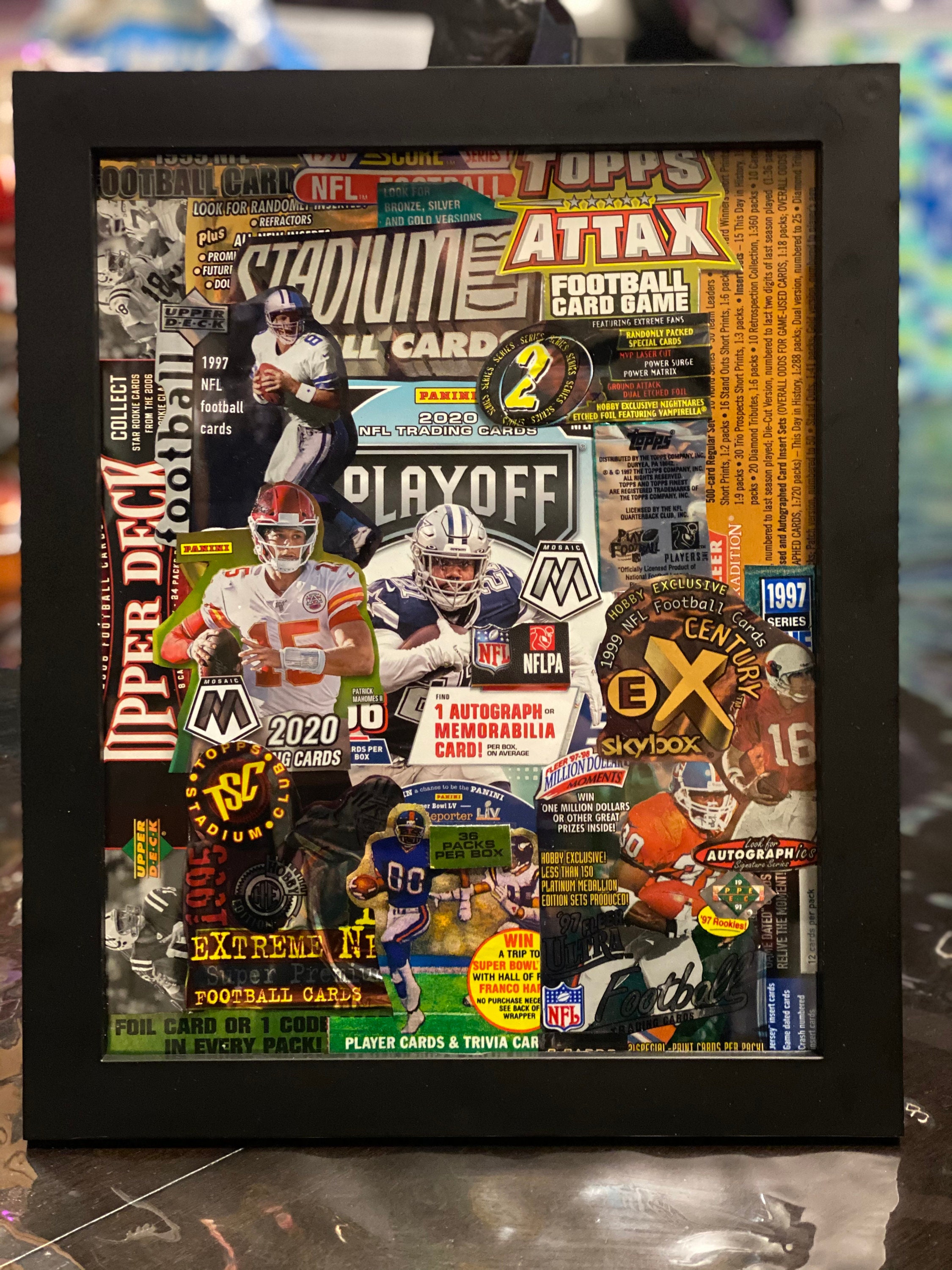 8X10 Football Collage Etsy