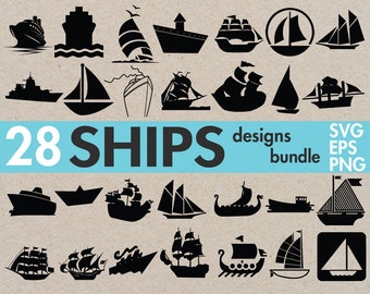 3d Svg Pirate Ship Etsy