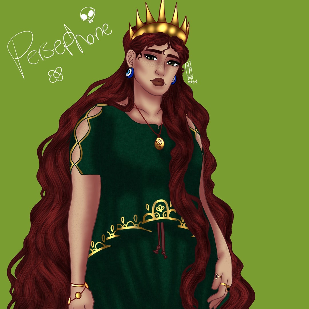 Deity Portraits Hades and Persephone, King and Queen of the Underworld