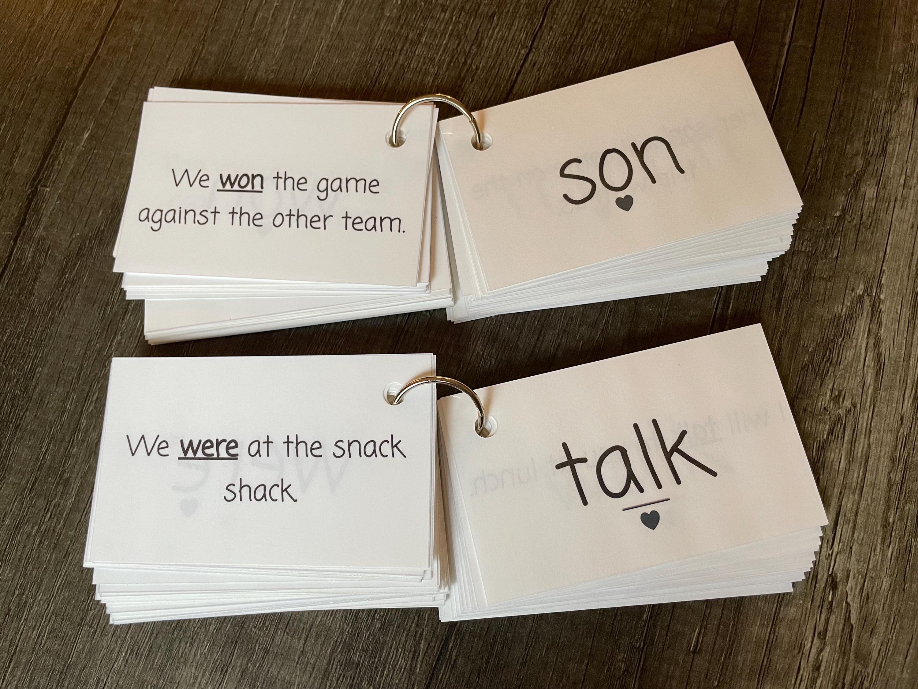 High-frequency Heart Word Flash Cards | Created to Align to UFLI ...