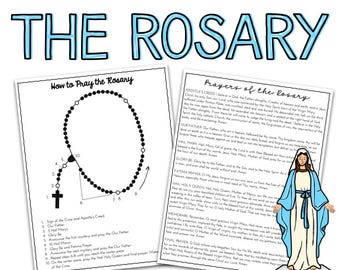 How to Pray the Rosary Printable Guide | Catholic Education