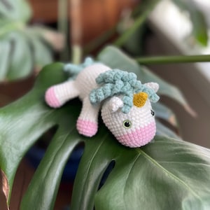 Unicorn Crochet Pattern, Amigurumi, PDF Instant Download, DIY