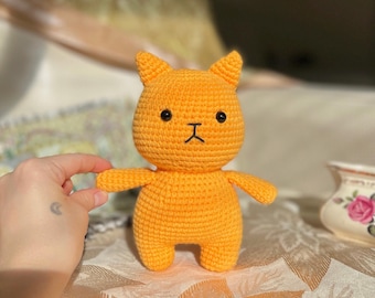 Cat Crochet Pattern, Kitty Amigurumi Pattern, PDF Instant Download, DIY
