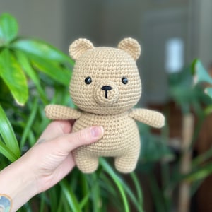 Bear Crochet Pattern, Teddy Amigurumi Pattern, PDF Instant Download, DIY