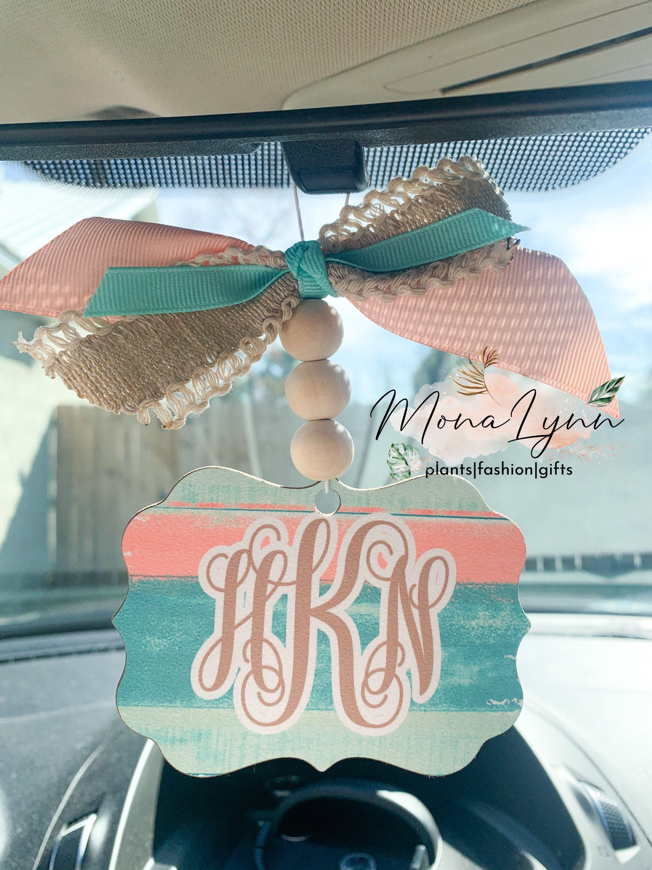 Personalized Custom Car Charm Car Tag Accessory Name Etsy