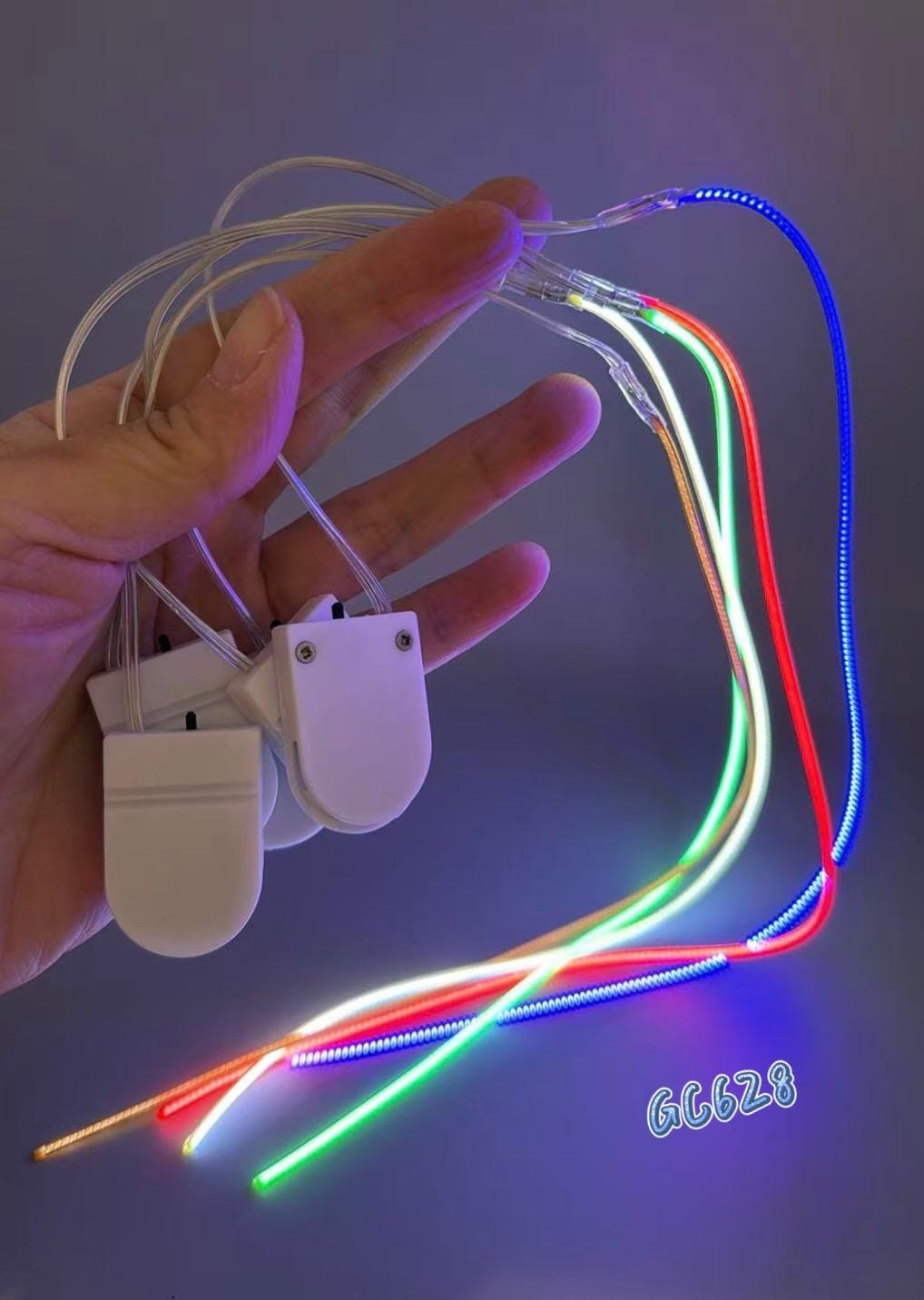 Micro led with battery