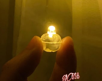 5pcs/10pcs LED Warm White Battery Operated Mini Fairy Lights For Christmas Dollhouse Miniature Decoration 1.4CM/0.5IN
