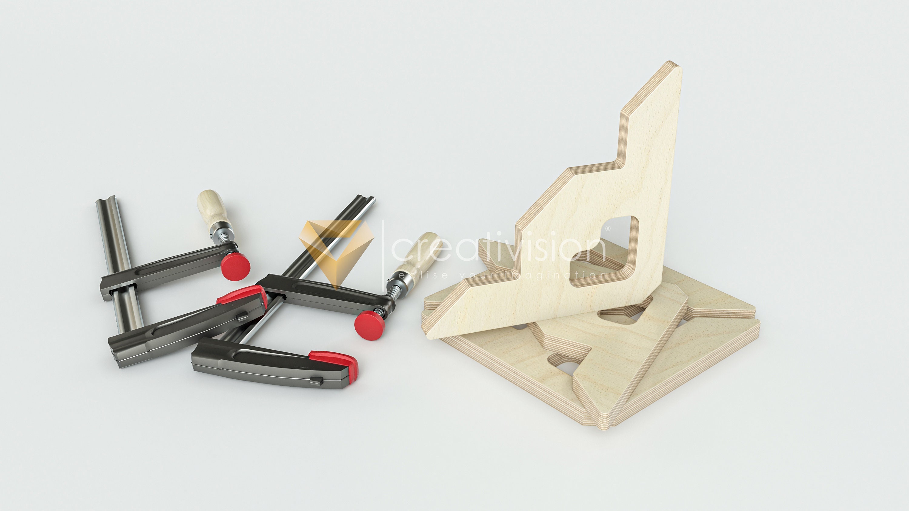 Universal Cnc Corner Clamps Guide, Clamps Holder Template for Carpentry ...